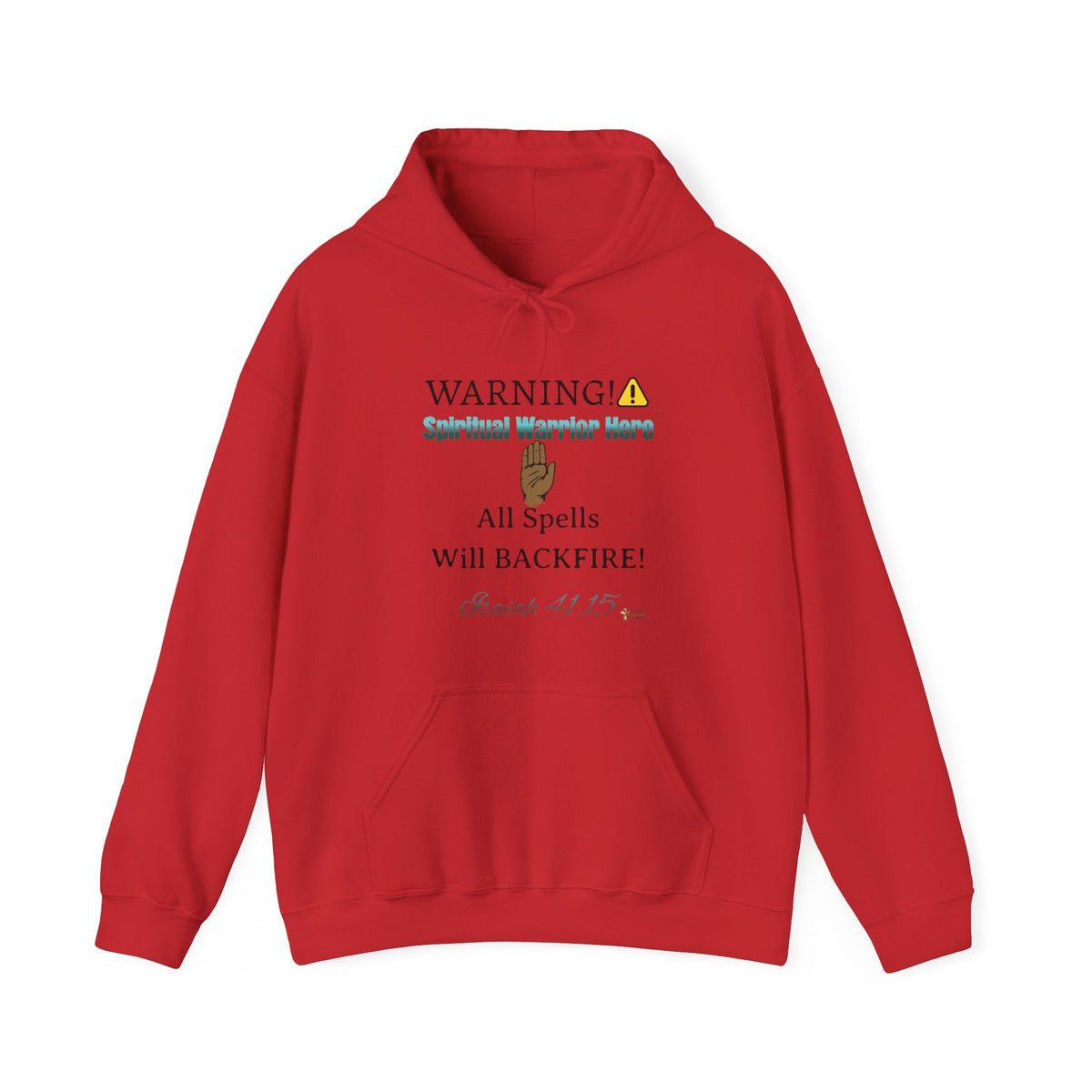 WARNING: Spiritual Warrior Here Unisex Heavy Blend™ Hoodie-KVOM