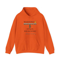 WARNING: Spiritual Warrior Here Unisex Heavy Blend™ Hoodie-KVOM