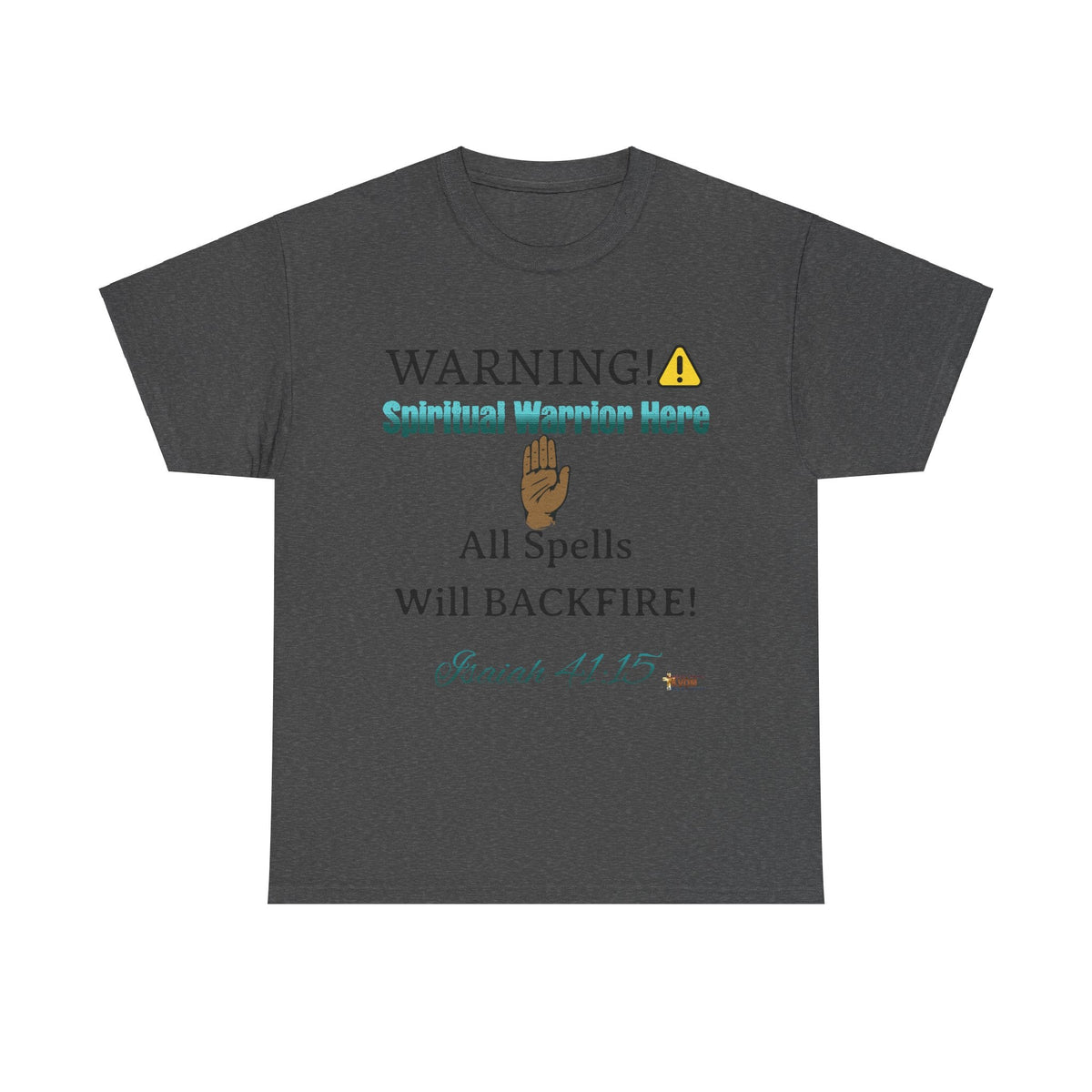 WARNING: Spiritual Warrior Here Unisex Relaxed Fit T-Shirt-KVOM