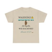 WARNING: Spiritual Warrior Here Unisex Relaxed Fit T-Shirt-KVOM