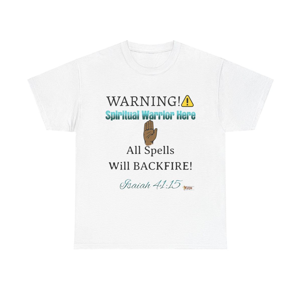 WARNING: Spiritual Warrior Here Unisex Relaxed Fit T-Shirt-KVOM