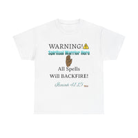 WARNING: Spiritual Warrior Here Unisex Relaxed Fit T-Shirt-KVOM