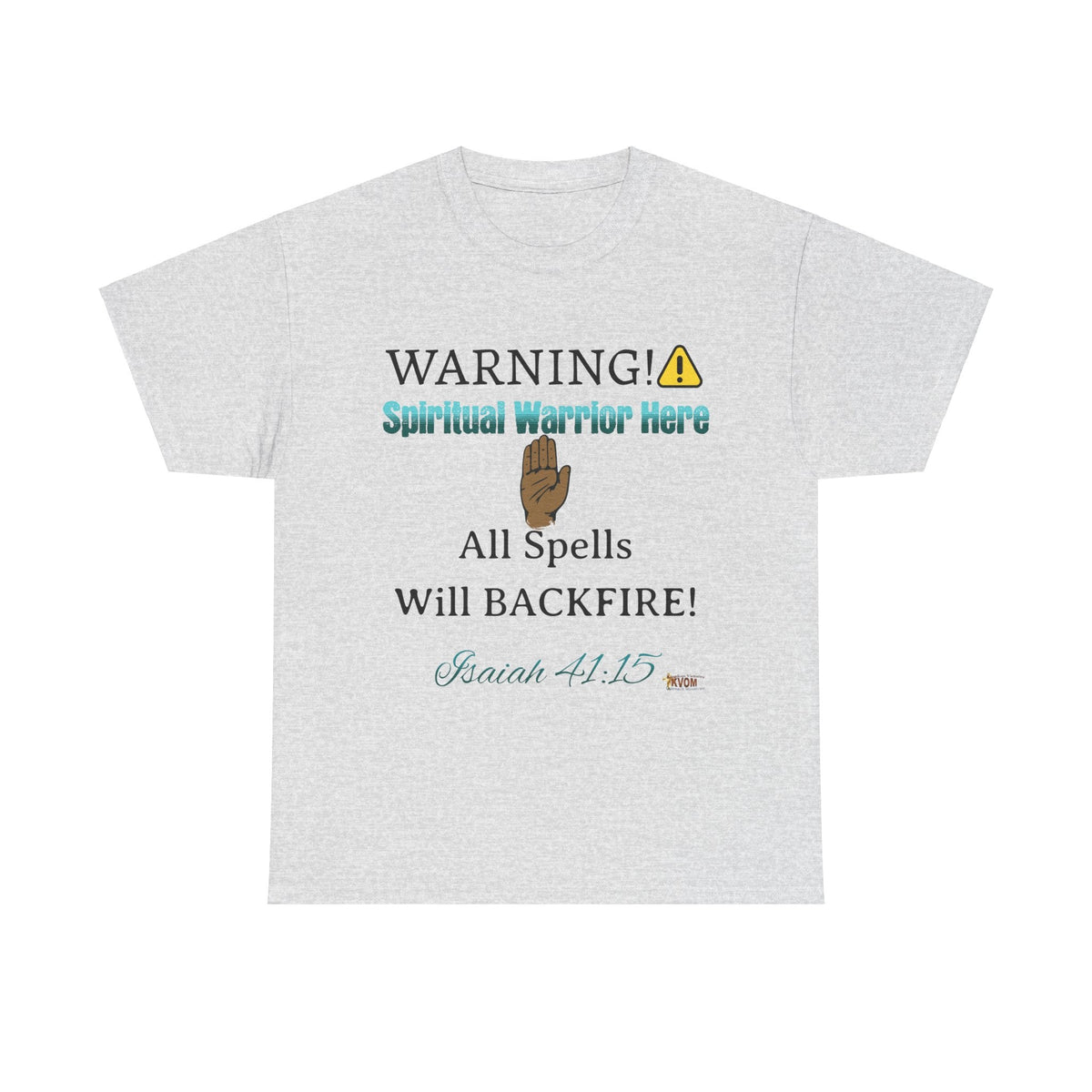 WARNING: Spiritual Warrior Here Unisex Relaxed Fit T-Shirt-KVOM