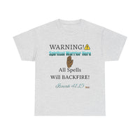 WARNING: Spiritual Warrior Here Unisex Relaxed Fit T-Shirt-KVOM