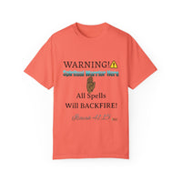 WARNING: Spiritual Warrior Here Unisex Relaxed Fit T-shirt-KVOM