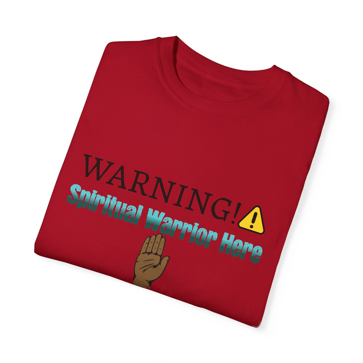 WARNING: Spiritual Warrior Here Unisex Relaxed Fit T-shirt-KVOM