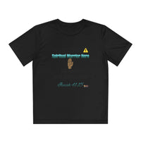 WARNING: Spiritual Warrior Here Youth Jersey Style T-Shirt-Children's Clothing-KVOM