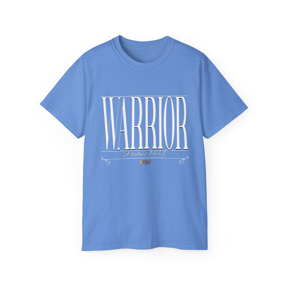 WARRIOR "Stretched" Unisex T-Shirt, White Print-KVOM