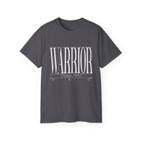 WARRIOR "Stretched" Unisex T-Shirt, White Print-KVOM