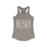 Women's BLESSED "Stretched" Series Racerback Tank-KVOM