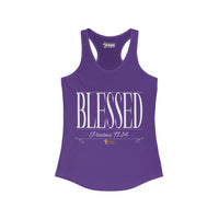 Women's BLESSED "Stretched" Series Racerback Tank-KVOM