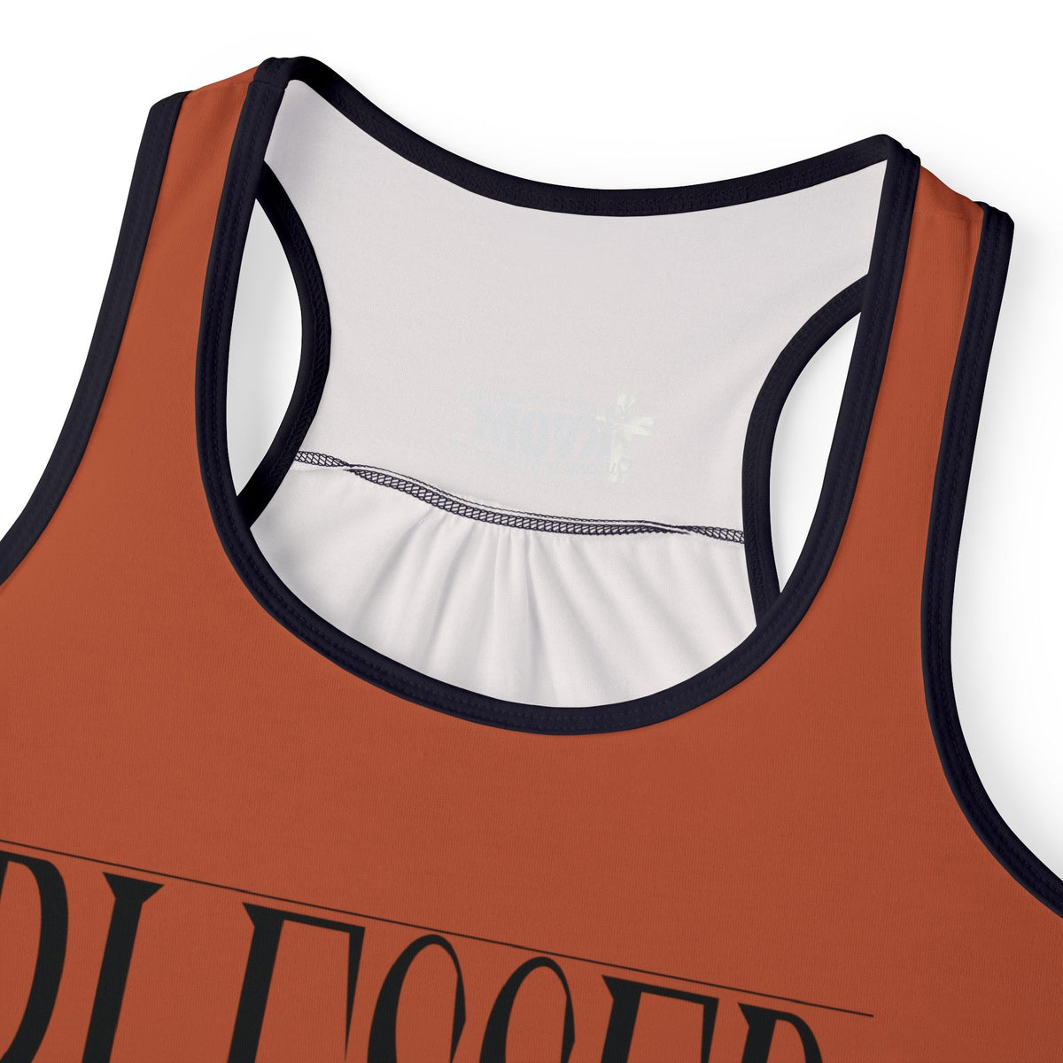 Women's BLESSED "Stretched" Series Tank Top, Burnt Orange-KVOM