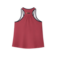 Women's BLESSED "Stretched" Series Tank Top, Heather Red-KVOM