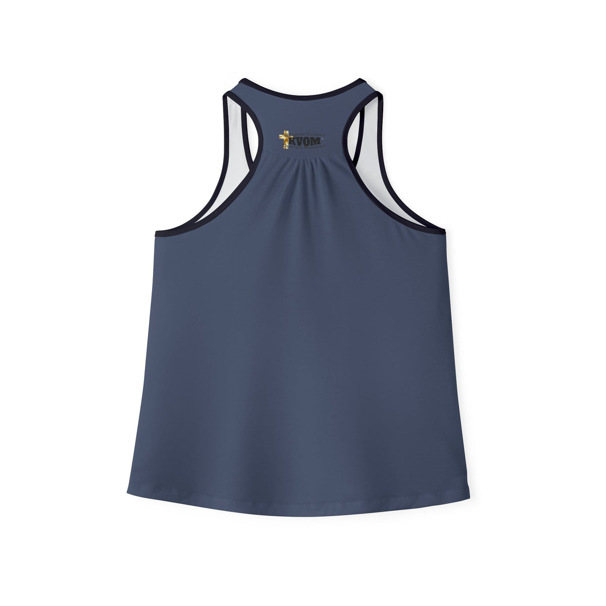 Women's BLESSED "Stretched" Series Tank Top, Indigo Blue-KVOM