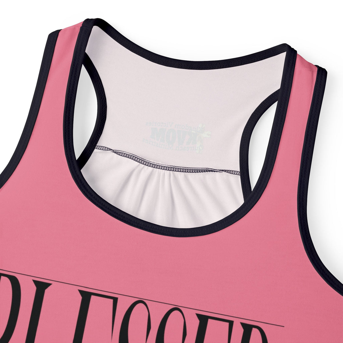 Women's BLESSED "Stretched" Series Tank Top, Pink-KVOM