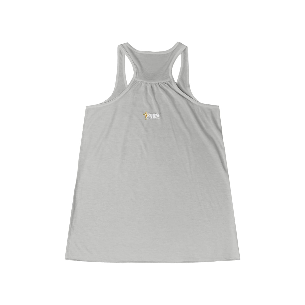 Women's Don't Ever Look Down Flowy Tank, Wht Fist-KVOM