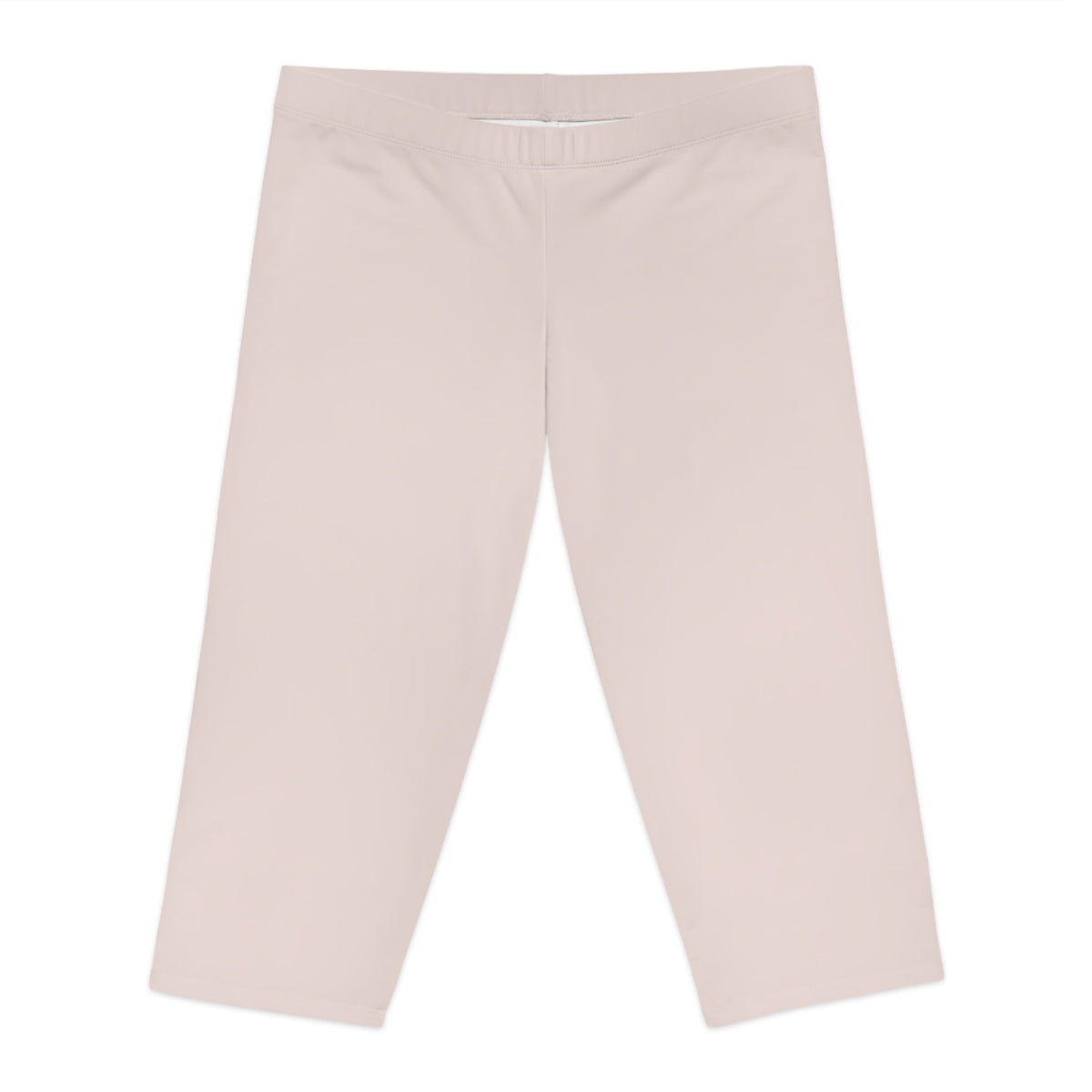 Women's Mid-Length Leggings, Soft Pink-KVOM